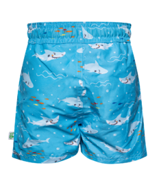 Vrolijke zwemshorts voor jongens Witte haai
