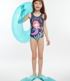 Vrolijk badpak voor meisjes Kleine zeemeermin