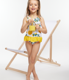 Vrolijk badpak voor meisjes Sinaasappels
