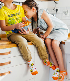Vrolijke enkelsokken voor kinderen Vrolijke avocado