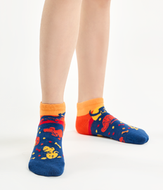 Vrolijke enkelsokken voor kinderen Dinosaurussen