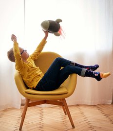 Vrolijke kindersokken Astronaut