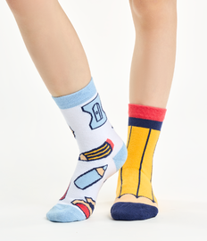 Vrolijke kindersokken Potlood