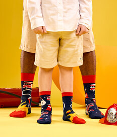 Vrolijke kindersokken Brandweerman