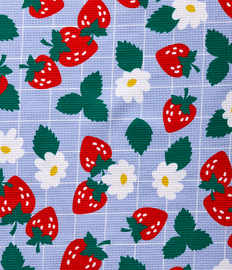 Lustige Küchentücher 2er-Pack Erdbeeren und Blumen