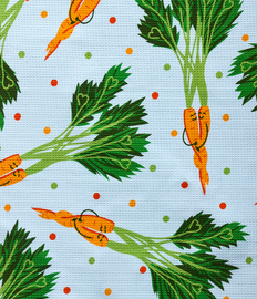 Lustige Küchentücher 2er-Pack Karottenliebe