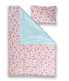 Lustiges Bettwäscheset Regenbogen-Einhorn