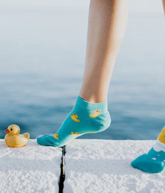 Vrolijke enkelsokken Eenden