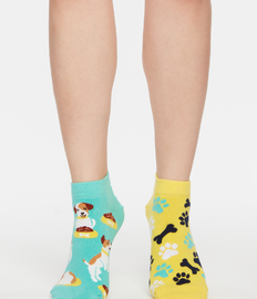 Vrolijke enkelsokken Happy Dog