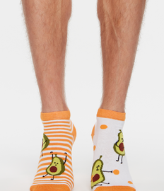 Vrolijke enkelsokken Vrolijke avocado