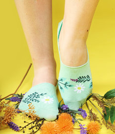 Vrolijke no-show sokken Kruiden