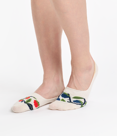 Vrolijke no-show sokken Frambozen