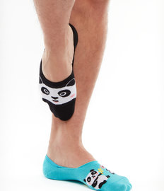 Vrolijke no-show sokken Panda