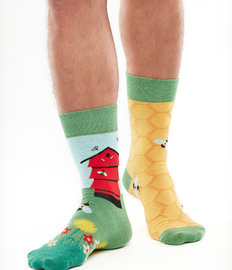 Vrolijke sokken van gerecycled katoen Bijenkorf