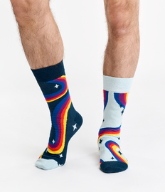 Vrolijke sokken Magische regenboog