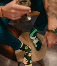 Șosete Vesele Bere la Sticlă