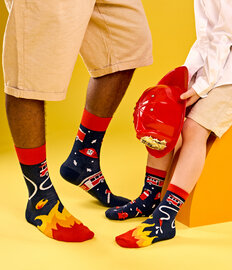 Vrolijke sokken Brandweerman