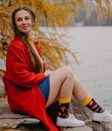 Vrolijke sokken Herfstslak