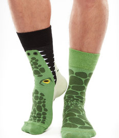Vrolijke sokken Krokodil