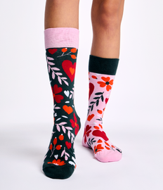 Vrolijke sokken Bloemenliefde
