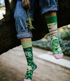 Vrolijke sokken Camouflage kameleon