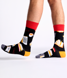 Vrolijke sokken Boekenliefhebber