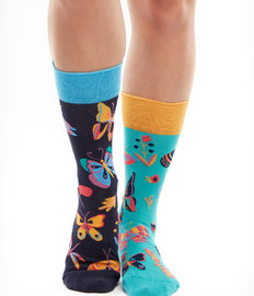 Vrolijke sokken Vlinders