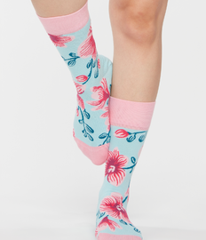 Vrolijke sokken Orchidee