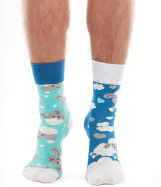 Vrolijke sokken Schapen en wolken