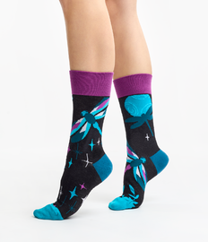 Vrolijke sokken Libellen bij nacht