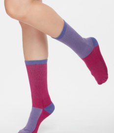 Paars-blauwe sportsokken