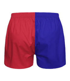 Herenboxershorts rood en blauw