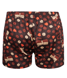 Vrolijke herenboxershorts Koffieliefde