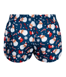 Vrolijke damesboxershorts Kerstman