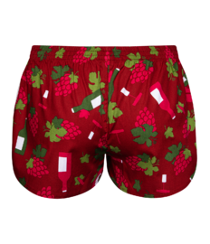 Vrolijke damesboxershorts Wijntijd
