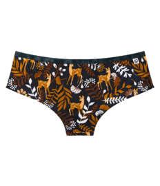 Vrolijke hipsterslips voor dames Hert