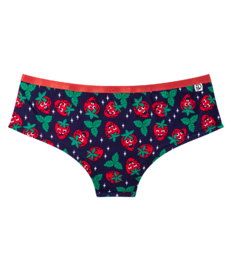 Vrolijke hipsterslips voor dames Vrolijke aardbeien