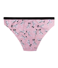 Vrolijke damesslips Roze dalmatiërs