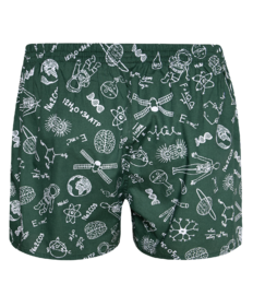 Vrolijke herenboxershorts Natuur- en scheikunde