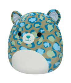 Squishmallows Enos het donkergroene luipaard, 30 cm