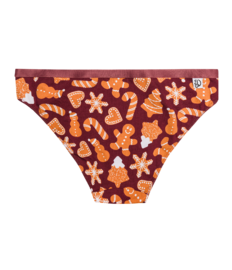 Vrolijke damesslips Kerstmis speculaas