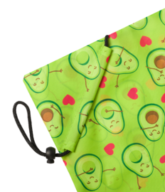 Vrolijke boodschappentas Avocado-liefde