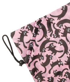 Vrolijke boodschappentas Roze katten