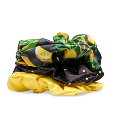 Vrolijke scrunchies 3-pack Citroenen