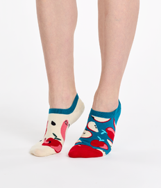 Vrolijke sneakersokken Rode appel