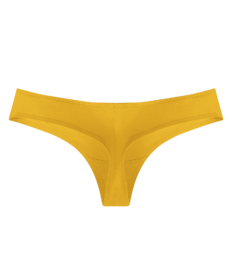 Mosterdgele Braziliaanse damesslips