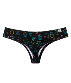 Vrolijke Braziliaanse slips Neon love