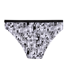 Vrolijke damesslips Kattenpootjes