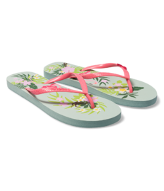 Vrolijke flip-flops Tropische flamingo