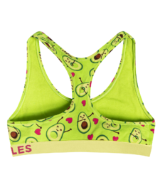 Vrolijke damesbralette Avocado-liefde